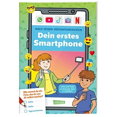 Abbildung von Mach deinen Medienführerschein: Dein erstes Smartphone: Infos und Tipps zu Nutzung, Apps Sicherheit Smartphone Ratgeber für Kinder ab 8 Schult die Medienkompetenz