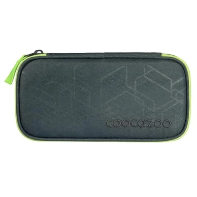 Abbildung von coocazoo Mäppchen „Stone Olive, grün, Federmäppchen, großes Hauptfach, Schlaufen für Zirkel, Geodreieck und Lineal, Stundenplanfach, Stiftehalter, Reißverschlussfach, ab der 3. Klasse