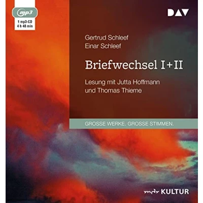 Abbildung von Briefwechsel I + II: Lesung mit Jutta Hoffmann und Thomas Thieme (1 mp3 CD)