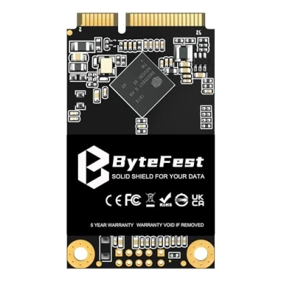 Abbildung von ByteFest SSD Festplatte 256GB mSATA Mini SATA III Interne für PC und Laptop (30x50mm)