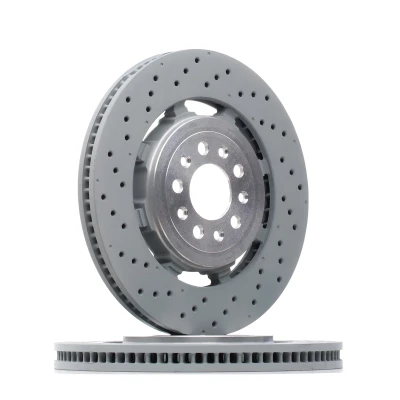 Abbildung von BREMBO 09.C505.33 Bremsscheibe 360 32 5 Verbundbremsscheibe, gelocht/innenbel. beschichtet ALFA ROMEO: Stelvio, Giulia Limousine