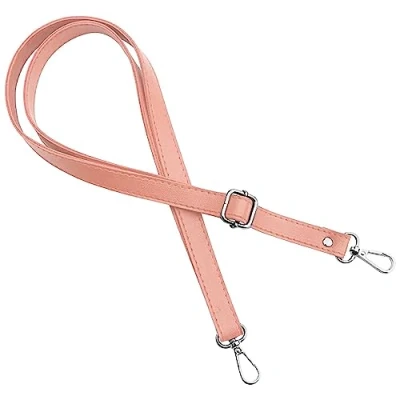 Abbildung von mtb more energy® Ersatz Band Schultergurt für Handykette Rosa Silberne Metall Schnalle und Karabiner Crossbody Austausch Gurt Schulterriemen Riemen