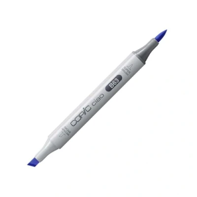 Abbildung von COPIC Ciao Marker Typ B 63, Light Hydrangea, vielseitiger Layoutmarker, mit einer mittelbreiten und Brush Spitze