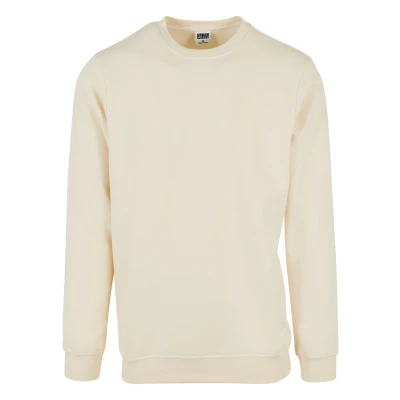 Abbildung von Urban Classics Basic Sweatshirt, Herren, Größe: Large, Whitesand