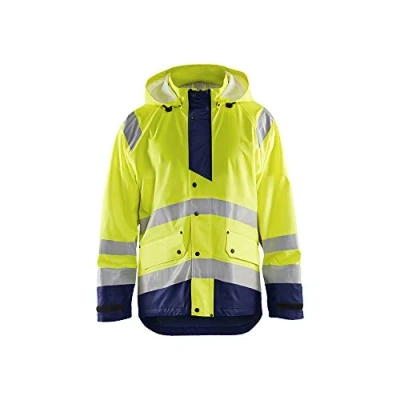 Abbildung von Blaklader 4327200533894XL Level 3 RegenJacke, High Vis Gelb/Marine, Größe 4XL