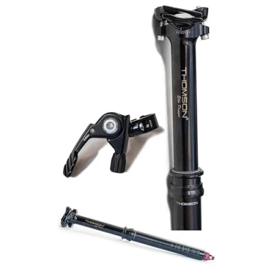 Abbildung von THOMSON Sattelstütze Covert Black Dropper. Ø 31.6mm. Hub 150mm