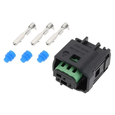 Abbildung von VGOL 1 Set 3 Pin Radar Sensor Pedalstecker Wasserdicht 968402 1,966601 kompatibel mit BMW Peugeot Citroen
