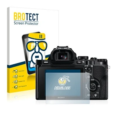 Abbildung von BROTECT Schutzglas für Sony Alpha 7R (ILCE 7R) Schutzfolie Panzer Folie Glas [Extrem Kratzfest 9H, Anti Fingerprint, Ultra Transparent]
