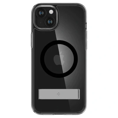Abbildung von Spigen für iPhone 15 Plus Ultra Hybrid S MagFit All in One Hülle mit Ständer Kompatibel MagSafe Handyhülle Case Schutzhülle Schwarz