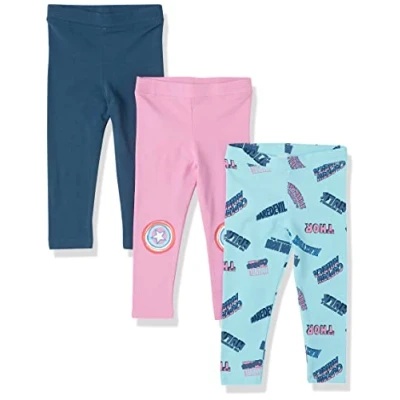 Abbildung von Amazon Essentials Disney Marvel Star Wars Frozen Princess Mädchen Leggings, 3er Pack, Heroes, 3 Jahre