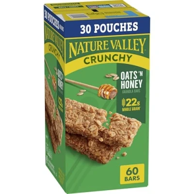 Abbildung von Nature&#039;s Valley granola bars, Crunchy Oats N Honey, 60 Count