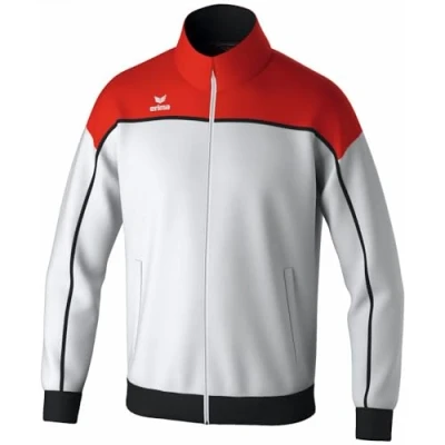 Abbildung von Erima Unisex „CHANGE by erima&quot; Trainingsjacke, weiß/rot/schwarz, XL