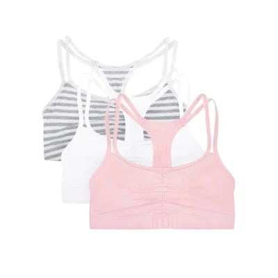 Abbildung von Fruit of the Loom Damen Sport BH mit Spaghetti Trägern, 3er Pack