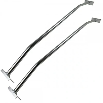 Abbildung von JB Brandl 2 x Alu Planenbügel für Flachplane, Ideal PKW Anhänger 1,4 2,1m verstellbar