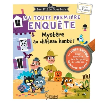 Abbildung von Les Ptits Sherlock : ma toute première enquête ! Mystère au château hanté: hanté, avec 1 loupe magique