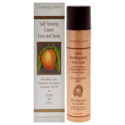 Abbildung von L&#039;Erbolario, Selbstbräunungscreme für Gesicht und Körper mit Mangosaft, Graduelle Bräunung, Größe: 100 ml