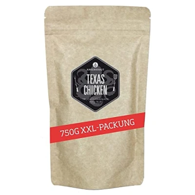 Abbildung von Ankerkraut Texas Chicken, BBQ Rub, Gewürzmischung für Chicken Wings, Hähnchen und Pulled 750g im Beutel