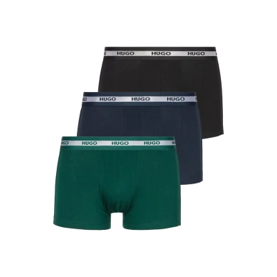 Abbildung von HUGO Trunk Triplet Planet 3PACK Panties, Herren, Größe: Large, Open miscellaneous