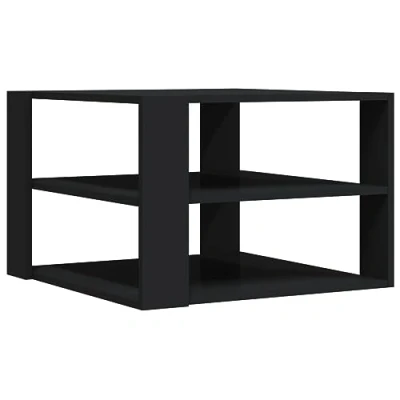 Abbildung von vidaXL Couchtisch Schwarz 59,5x59,5x40 cm Holzwerkstoff (1 St)