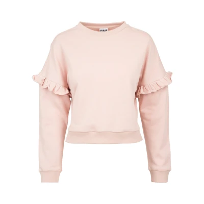 Abbildung von URBAN Classics Sweatshirt &quot;Urban Damen Ladies Oversize Volant Crewneck&quot;