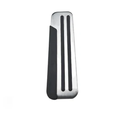 Abbildung von Fußstütze Pedale Für Nissan Qashqai J12 2023 2024 Edelstahl Teile Accelerator at MT Auto Bremse Kein Bohren Pedal Abdeckung Pads Pedalkappen(1 PCS)