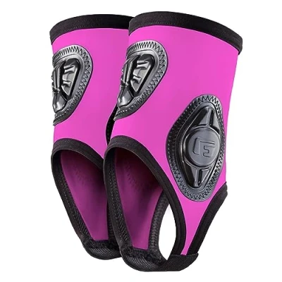 Abbildung von G Form Pro X Knöchelschützer Fußball Trainingsausrüstung und Fahrradzubehör Neon Pink, Erwachsene Large/X Large
