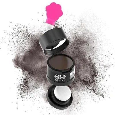 Abbildung von Sevich Hairline Powder 2.0, Instantly Conceals Hair Loss, Root Touch up Powder, Shadow Toppers for Women &amp; Men Thinning Gray Hair, Windproof Sweatproof, 48H Makeup Lasting, Medium brown