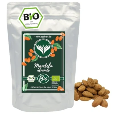 Abbildung von Azafran BIO Mandeln (Almonds) Naturbelassen ganz 1kg