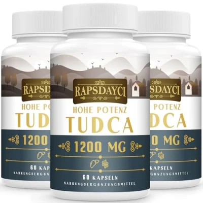 Abbildung von Hohe Potenz TUDCA (1200 mg pro Portion), 180 Kapseln Tauroursodeoxycholsäure Gallensalze Nicht GVO, Glutenfrei