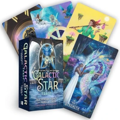 Abbildung von Galactic Star Tarot: A 78 card Deck and Guidebook