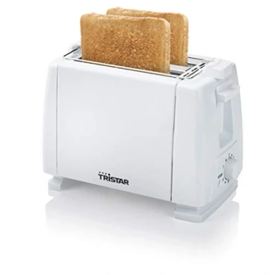 Abbildung von Tristar Toaster Br 1009 Toaster, 650 W, Metall, 2 Steckplätze, mit eingebautem Brötchenaufsatz