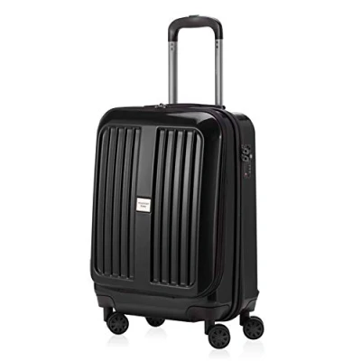 Abbildung von HAUPTSTADTKOFFER X Berg Handgepäck Hartschalenkoffer Koffer Trolley, 55 cm, 42 Liter, TSA, Schwarz