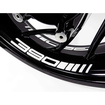 Abbildung von BIKE label Felgenbett Aufkleber 4er Set kompatibel mit KTM 390 Duke 790073