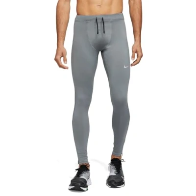 Abbildung von Nike Performance M NK DF Essential Tight Tights, Herren, Größe: XXL, Smoke grey/reflective silver