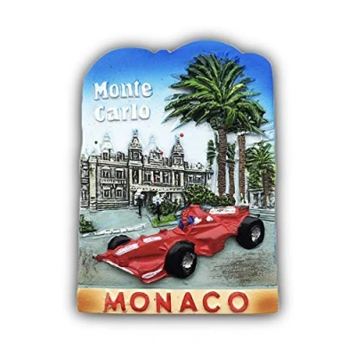 Abbildung von Monaco 3D Kühlschrankmagnet Touristische Souvenirs Harz Magnetische Aufkleber Home &amp; Kitchen Dekoration aus China
