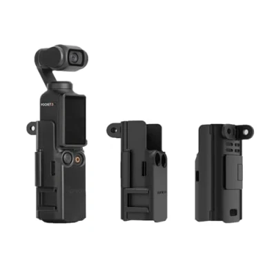 Abbildung von ZJRXM Erweiterungs Adapter Halterung für DJI Osmo Pocket 3 Zubehör, Multifunktional Mount Schutzhülle