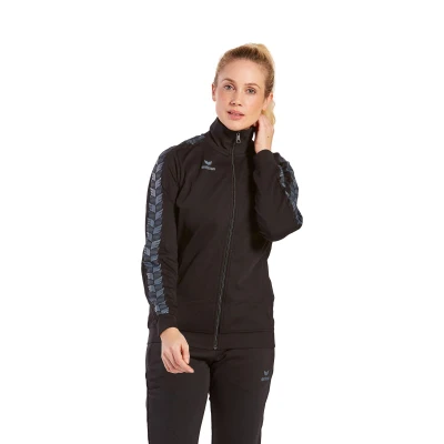 Abbildung von Erima Essential Team Tracktop Jacke Damen schwarz, 42