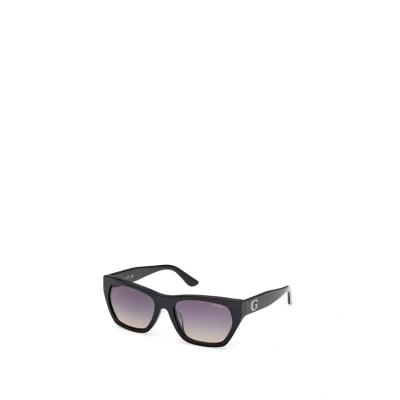 Abbildung von Guess Sonnenbrille Shiny black gradient smoke, Damen, Größe: 56, smoke