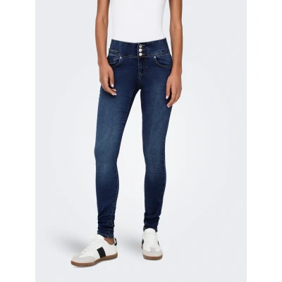 Abbildung von ONLY Skinny fit Jeans &quot;ONLROYAL REG VIS BUT SK DNM PIM&quot;