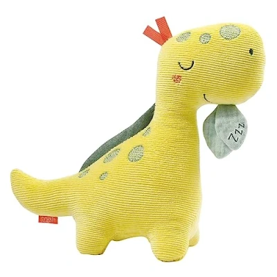 Abbildung von Fehn Kuscheltier Happy Dino, mit »Glow in the dark« Bestickung &amp; Nachtlicht Modul