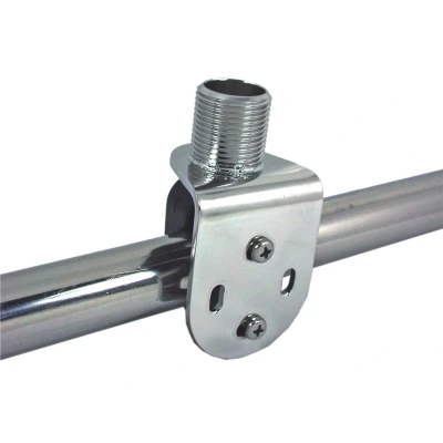 Abbildung von Antennenhalter für Geländer, mit Platte, 22 25mm (OP=OP) Edelstahl 304 (A2)