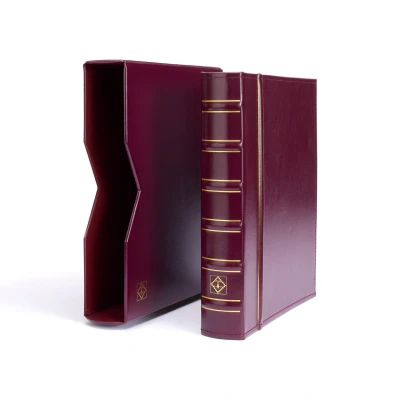 Abbildung von Leuchtturm, Vario Classic, Album (4 Ringe) ohne Inhalt, inkl. Schutzkassette Schwarz Abm: 257x316x63 mm. pro Stk.