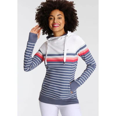 Abbildung von KangaROOS Kapuzensweatshirt, mit buntem Streifen Design