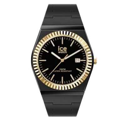 Abbildung von ICE Watch 024768 Damenuhr Power S Schwarz/Goldfarben