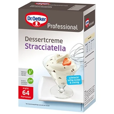 Abbildung von Dr. Oetker Professional Dessertcreme Stracciatella, Dessertpulver in 1 kg Packung