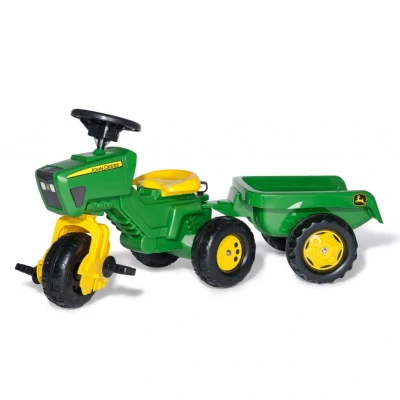Abbildung von Dreirad rollyTrac John Deere mit Anhänger und Sound