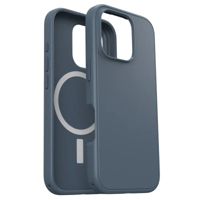 Abbildung von Apple iPhone 16 Pro Hülle MagSafe Kunststoff OtterBox Hard Case/Backcover Handyhülle Blau Shockproof/Stoßfest