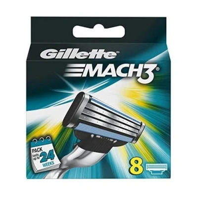 Abbildung von Gillette Mach3 Nachfüllung 8 Einheiten