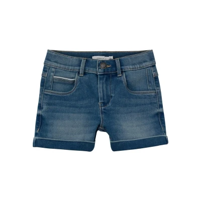 Abbildung von Name it Jeans Shorts für Kinder, Größe: 110, Medium blue denim