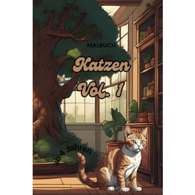 Abbildung von Malbuch Katzen Vol. 1: 2. Auflage jetzt auch für Fasermaler und Fineliner geeignet